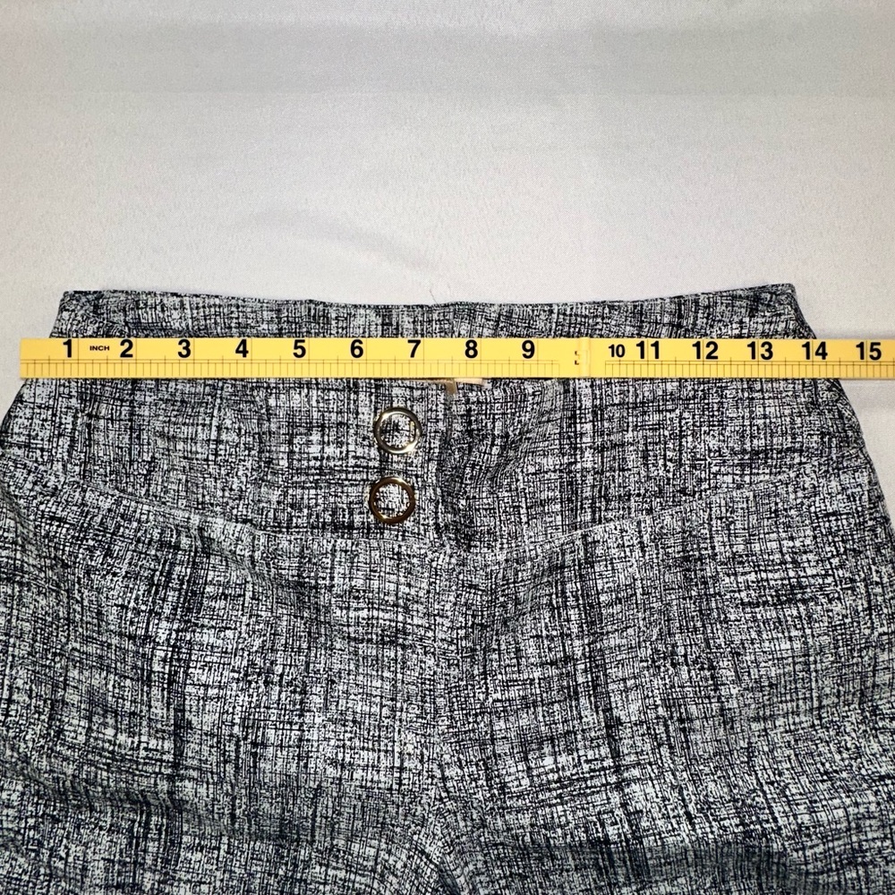 Hope & Harlow • Stretch Capri Women Size Small Pull On Ankle Slit Office Classic - Picture 9 of 12